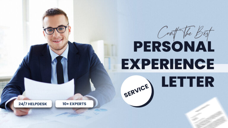 Personal Experience Letter Writing Service