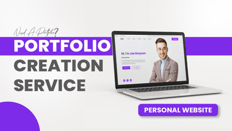 Portfolio Setup/Making Service (Personal Website)