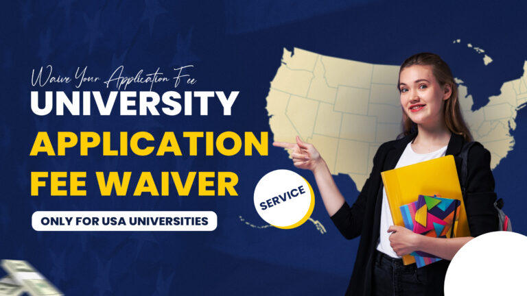 University Application Fee Waiver Service (Only for USA Universities)